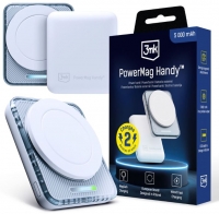 Powerbank 3MK PowerMag Handy 5000mAh 22.5W Magsafe Branco